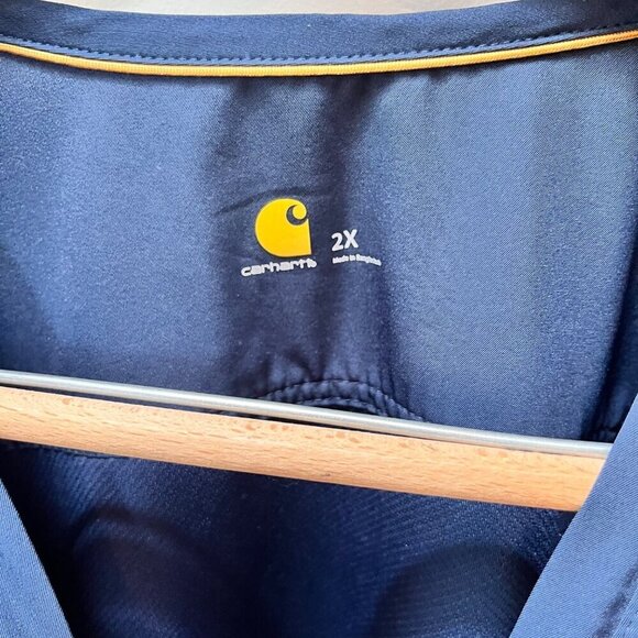 Carhartt‎ Men's Force Liberty V-Neck Slim Fit Short sleeve Scrub Top- Size XXL - Picture 3 of 5